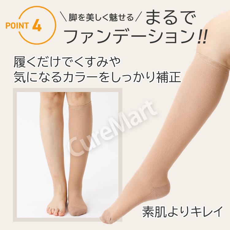 SUNAYAMA ストッキング ソックス 厚手 ハイソックス丈 22-25cm 美肌感