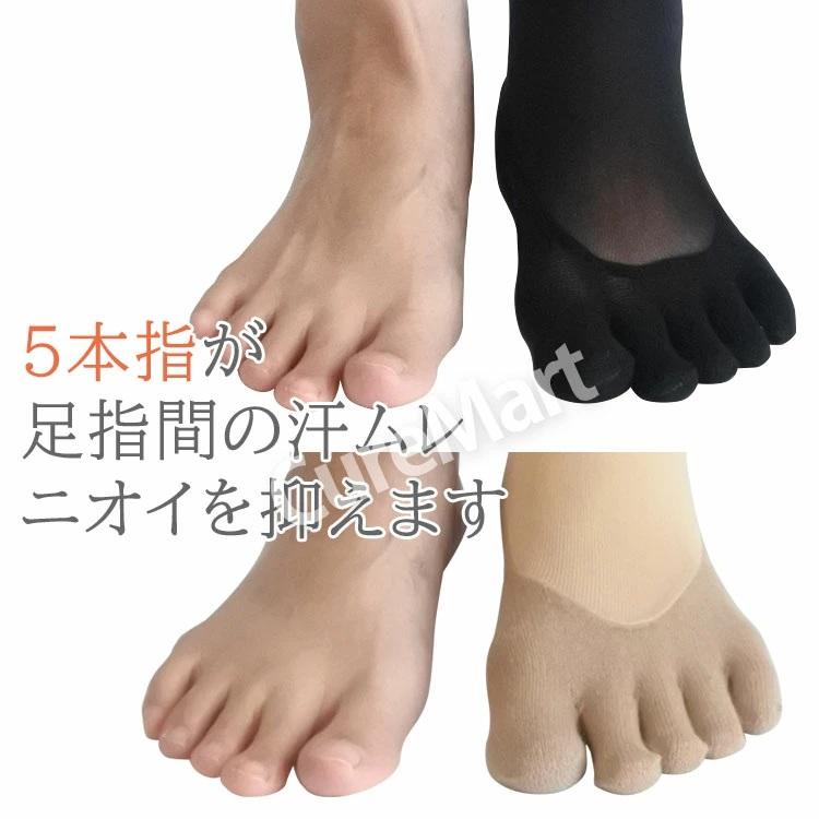 SUNAYAMA ストッキング ソックス 五本指 ハイソックス◇2足セット 美肌
