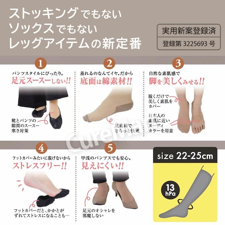 SUNAYAMA ストッキングソックス 着圧 リアルストッキング◇3足セット