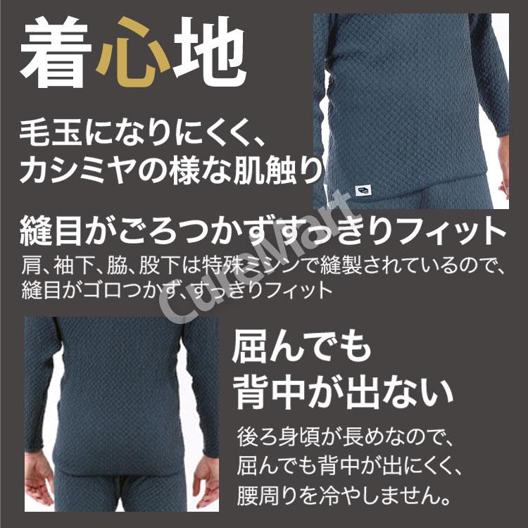 ひだまり チョモランマ 婦人用◆上下セット(長袖丸首インナー/タイツ 各1枚) +[ひだまり靴下2足] 日本製 防寒 肌着 ダンロン サピウム Qomolangma8848 健繊■｜curemart｜14