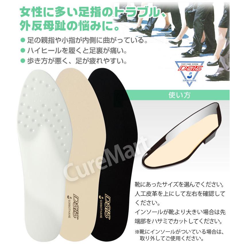 ソルボ 外反母趾 対策 フルインソール Dsis 女性用 22 25 5cm ネコポス 送料無料 ソルボ インソール ソルボ 外反母趾 中敷き 衝撃吸収 足裏 xx キュアマート 通販 Yahoo ショッピング