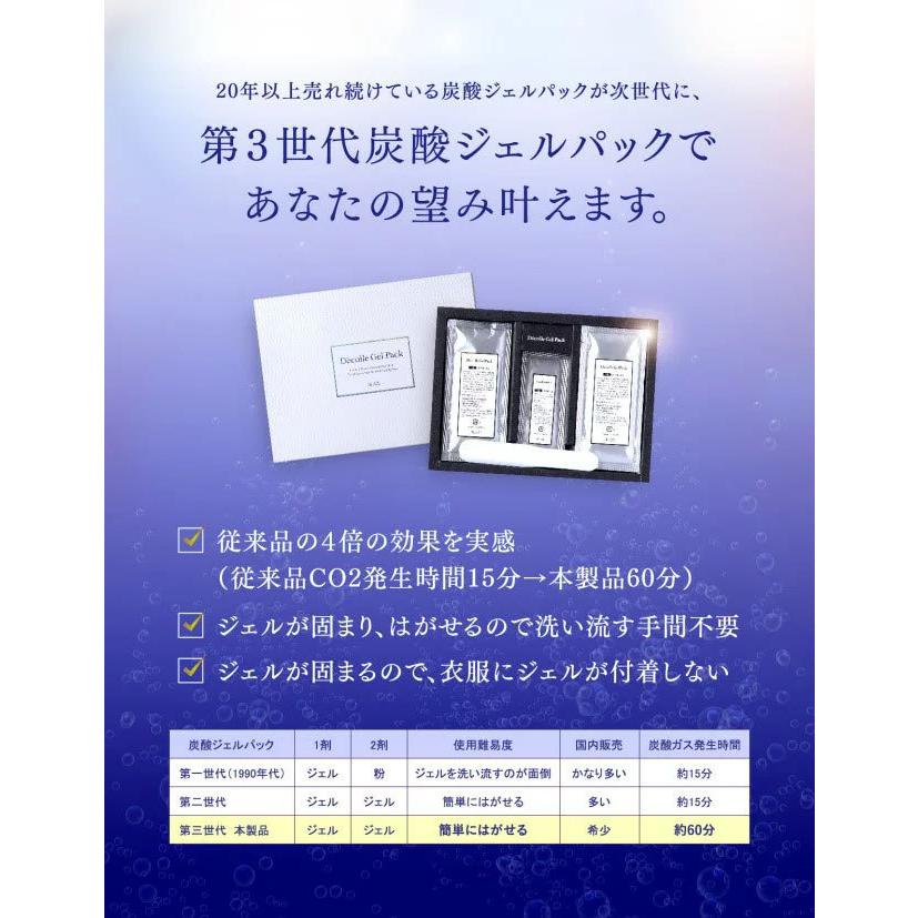 デコールジェルパック 炭酸パック ジェルパックDecolle Gel Pack
