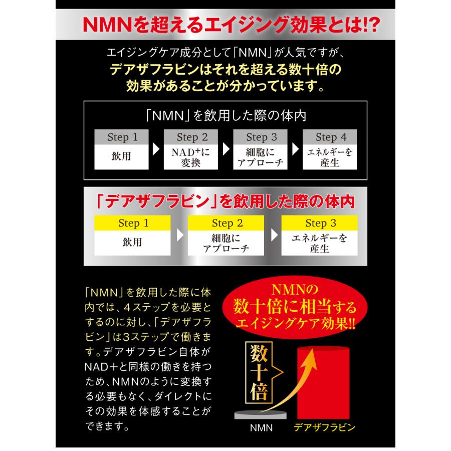 デアザフラビン含有加工食品 SIRTUP サーチュアップ 60カプセル（約2