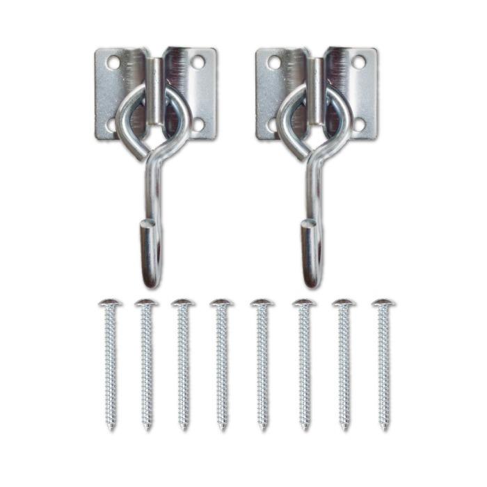 Curiace ハンモック 取り付け金具セット1【60mm木ネジ8本付 電動ドリル