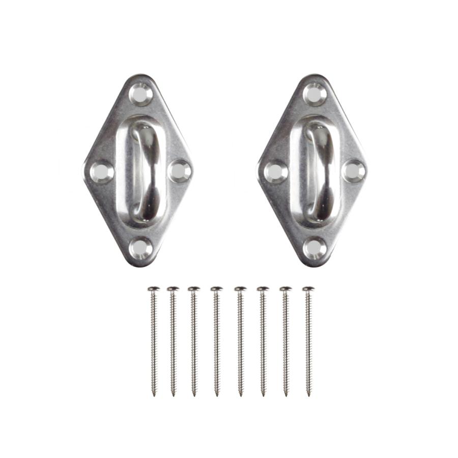 Curiace チェア ハンモック 取り付け金具 セット5【60mm木ネジ8本付