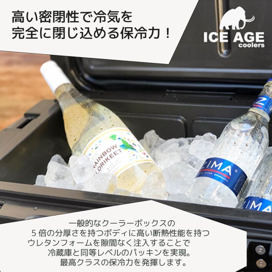 ICEAGE ハードクーラーボックス クーラーボックス 大型 最強 釣り アイスエイジ 45QT 42.6L 5日間保冷力キープ！｜curiace-trading｜02