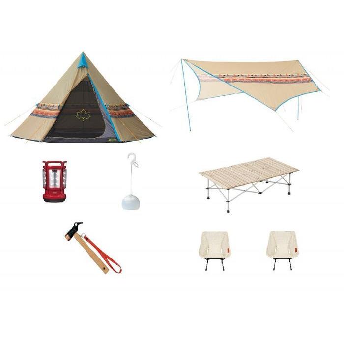 【レンタル】ナバホ フェス初心者セット【テント】2名用 