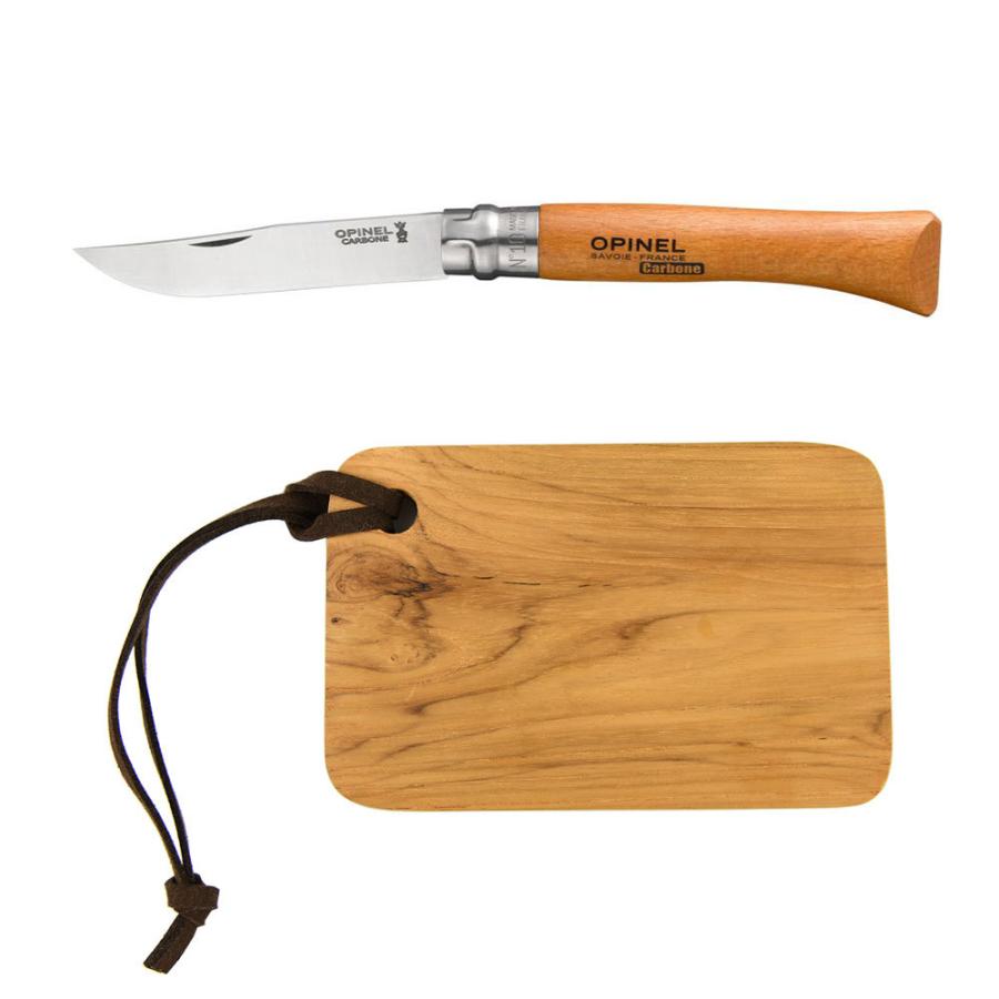 OPINEL オピネル ナイフセット カーボン 10 10.0cm カッティングボード 