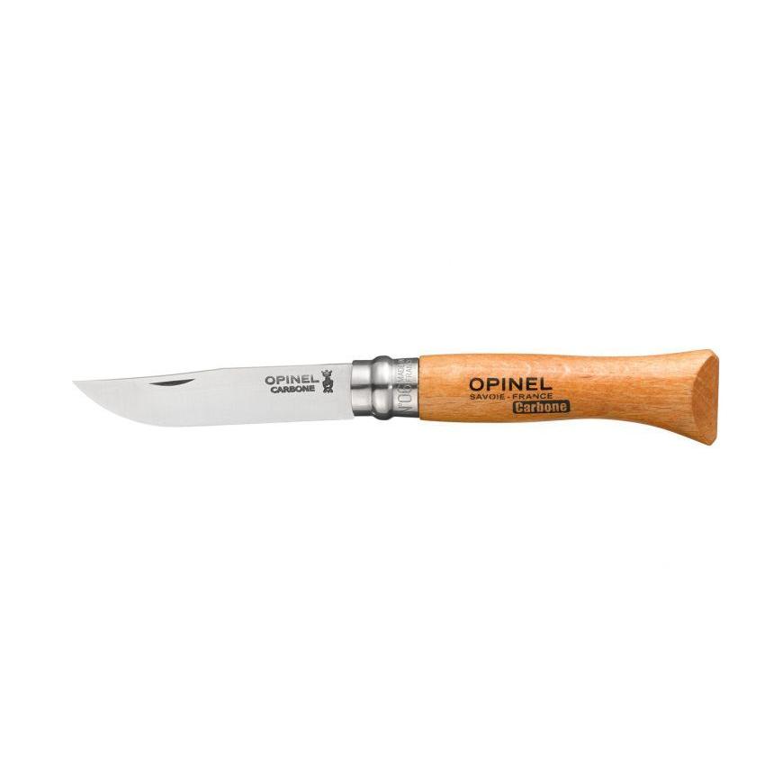 オピネル ナイフ #6 OPINEL カーボン 6 7.3cm アウトドアナイフ キャンプナイフ 折りたたみナイフ 料理 料理用｜curiace-trading