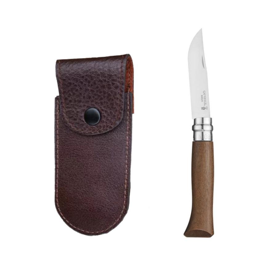 OPINEL（オピネル） ナイフセット ステンレス ウォールナット 8 8.5cm 