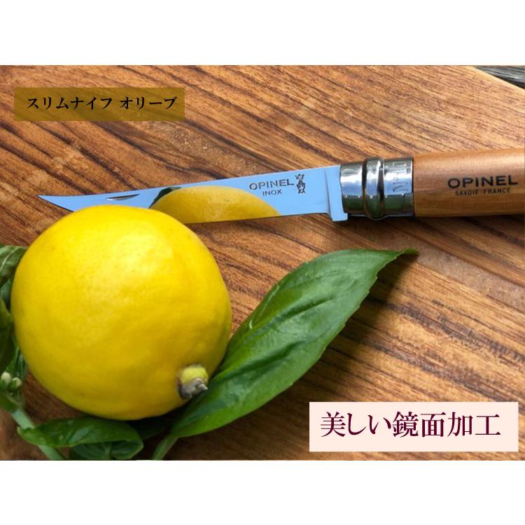 OPINEL（オピネル） ナイフセット ステンレス スリムナイフ オリーブ 