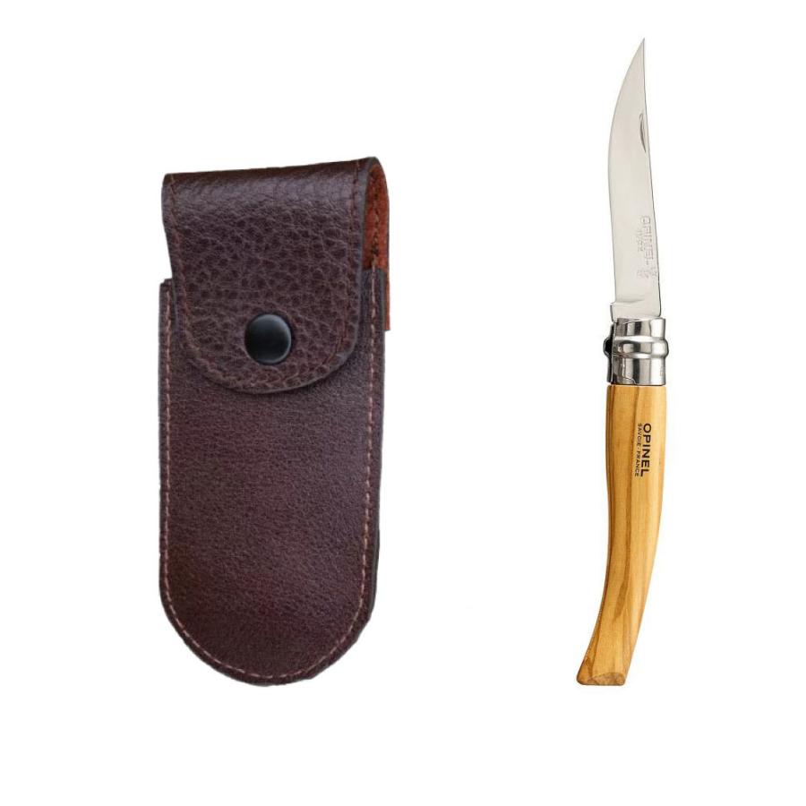 OPINEL オピネル ナイフセット ステンレス スリムナイフ オリーブ 8 