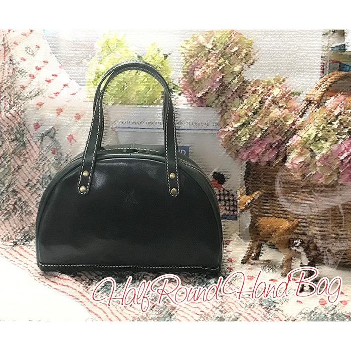Ain Soph ヴィンテージレザー 半円 ハンドバッグ アインソフ