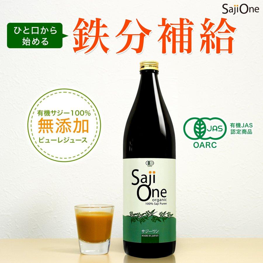 SajiOne サジージュース サジー 900ml 12本セット サジーワン 鉄分補給