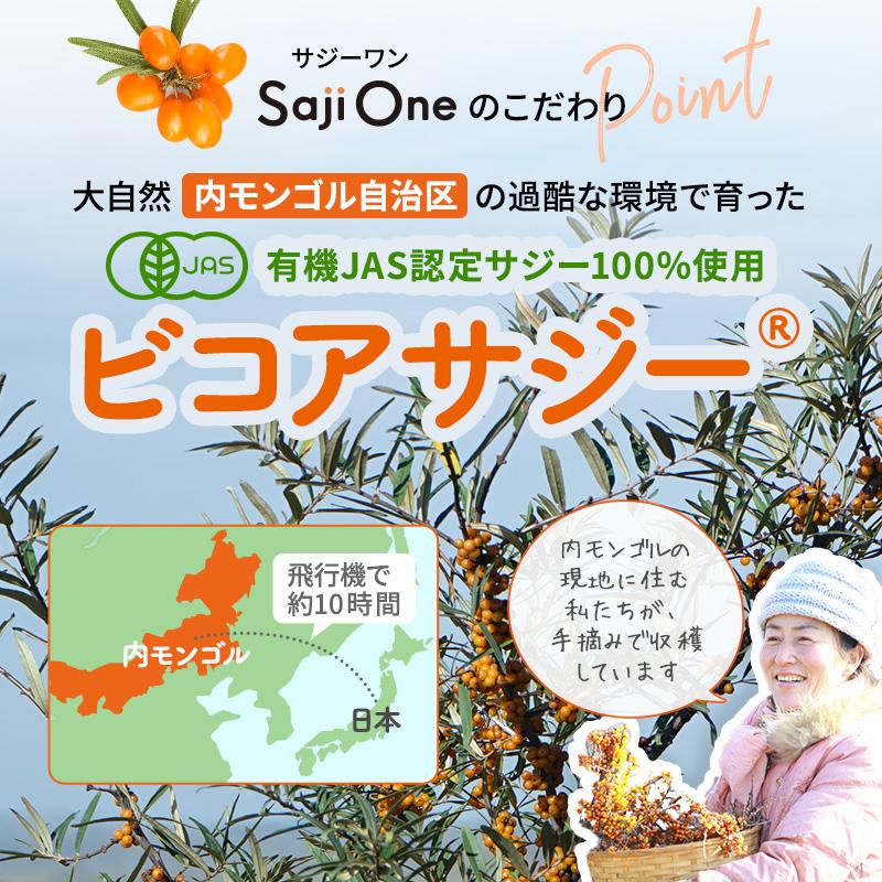サジージュース SajiOne 300ml 有機JAS認定 サジー サジージュース 黄酸汁 オーガニック100％ ビタミン ジュース 美容 栄養 鉄分 | SajiOne | 03