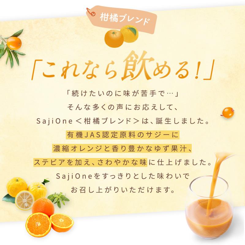 サジージュース SajiOne 柑橘ブレンド 1000ml 3本セット 鉄分補給 ドリンク ゆず オレンジ 栄養 美容 ビタミンC 健康 爆買の画像