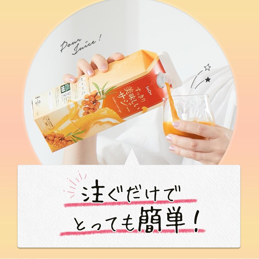 公式 すっきり美味しいサジー 1000ml 鉄分補給 SajiOne サジージュース オレンジ ゆず 美容 健康 ビタミン｜curilla｜13