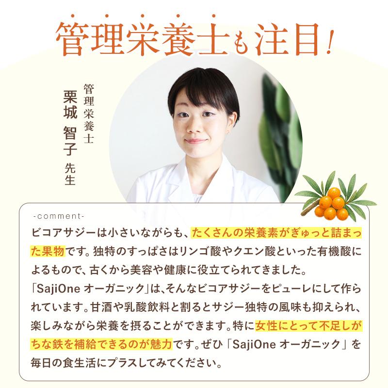 サジージュース SajiOneオーガニック 500ml 4本 ビタミン 栄養 鉄分 美容 サジーワン ジュース 美容ドリンクの画像