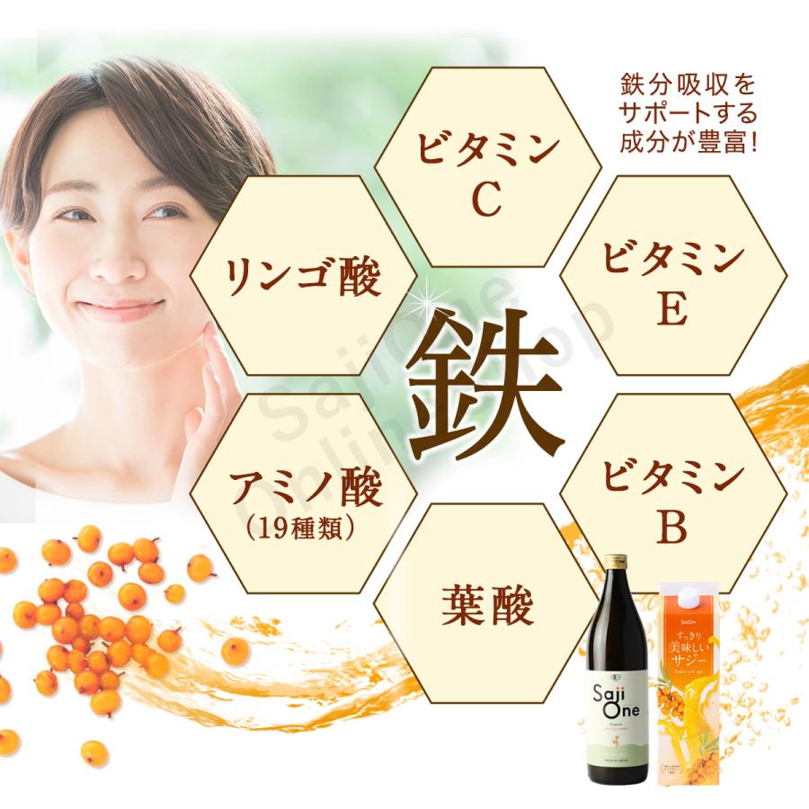 サジージュース SajiOne 2本セット サジーベリー SajiOneオーガニック すっきり美味しいサジー 鉄分 美容 健康 栄養補給 無添加 オレンジ ゆず | SajiOne | 06