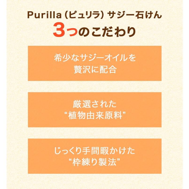 SajiOne（サジーワン） サジー石けん ピュリラ 洗顔石鹸 固形 乾燥肌