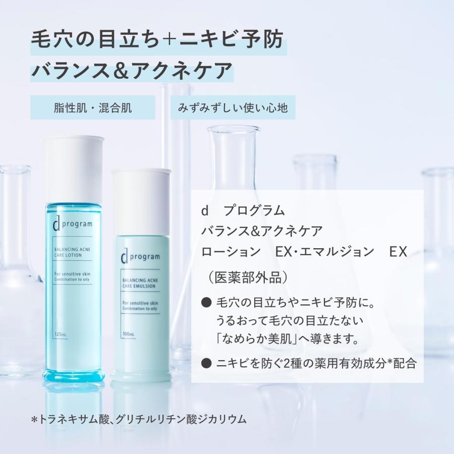 資生堂　dプログラム アクネケア ローション 乳液　本体　詰め替え用セット d program（dプログラム） 【 化粧水 乳液 セット 】資生堂 バランス