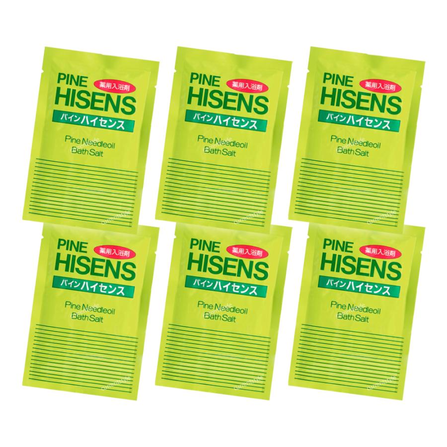 パインハイセンス 6個セット【K1610-★★★】 6個セット】高陽社 パイン ハイセンス 分包 50g x 6袋 薬用入浴剤 医薬