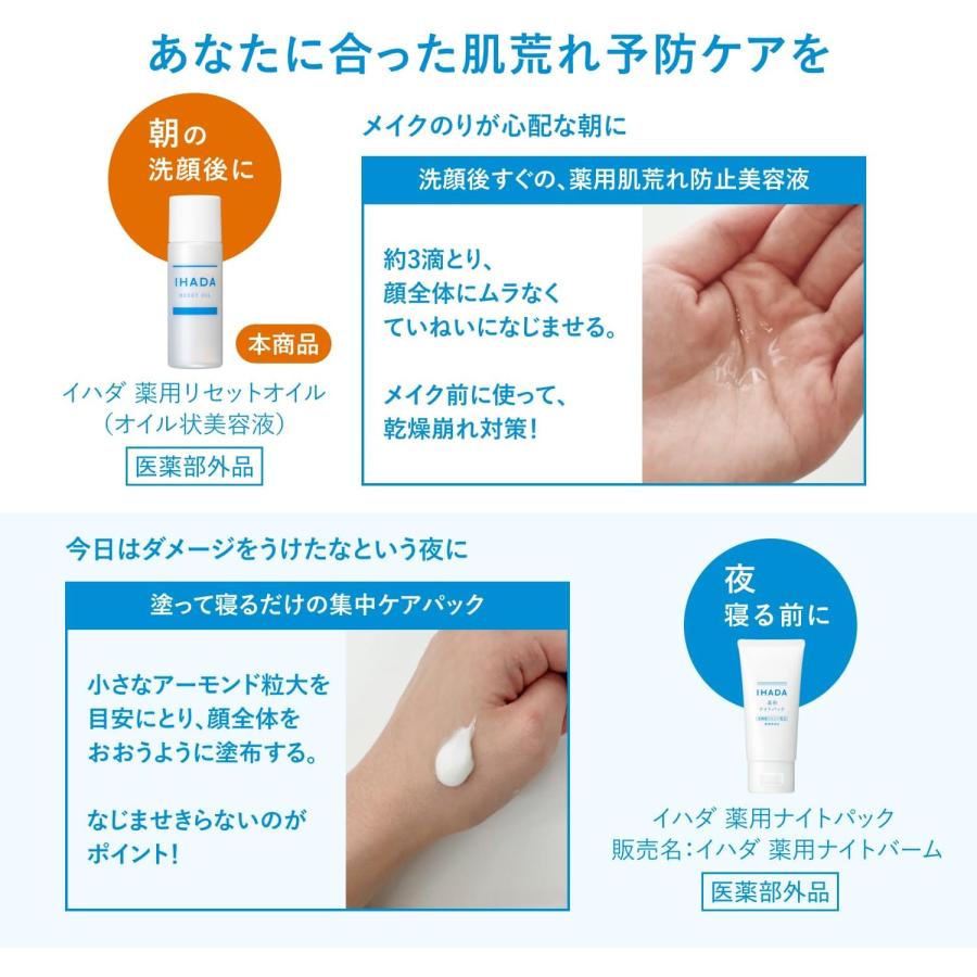 IHADA 【2026.8.21 新発売】資生堂 イハダ 薬用リセットオイル(30ml