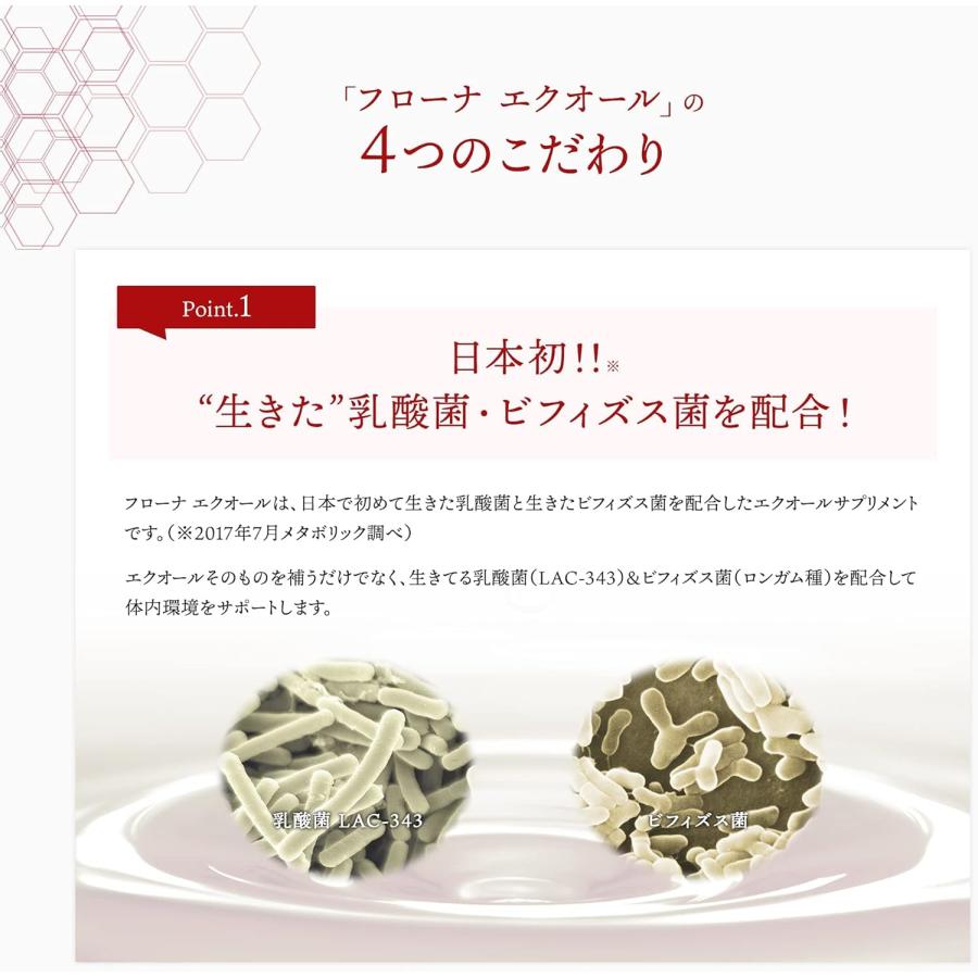 メタボリック エクオール (30日分) フローナ ハードカプセル 麹菌発酵