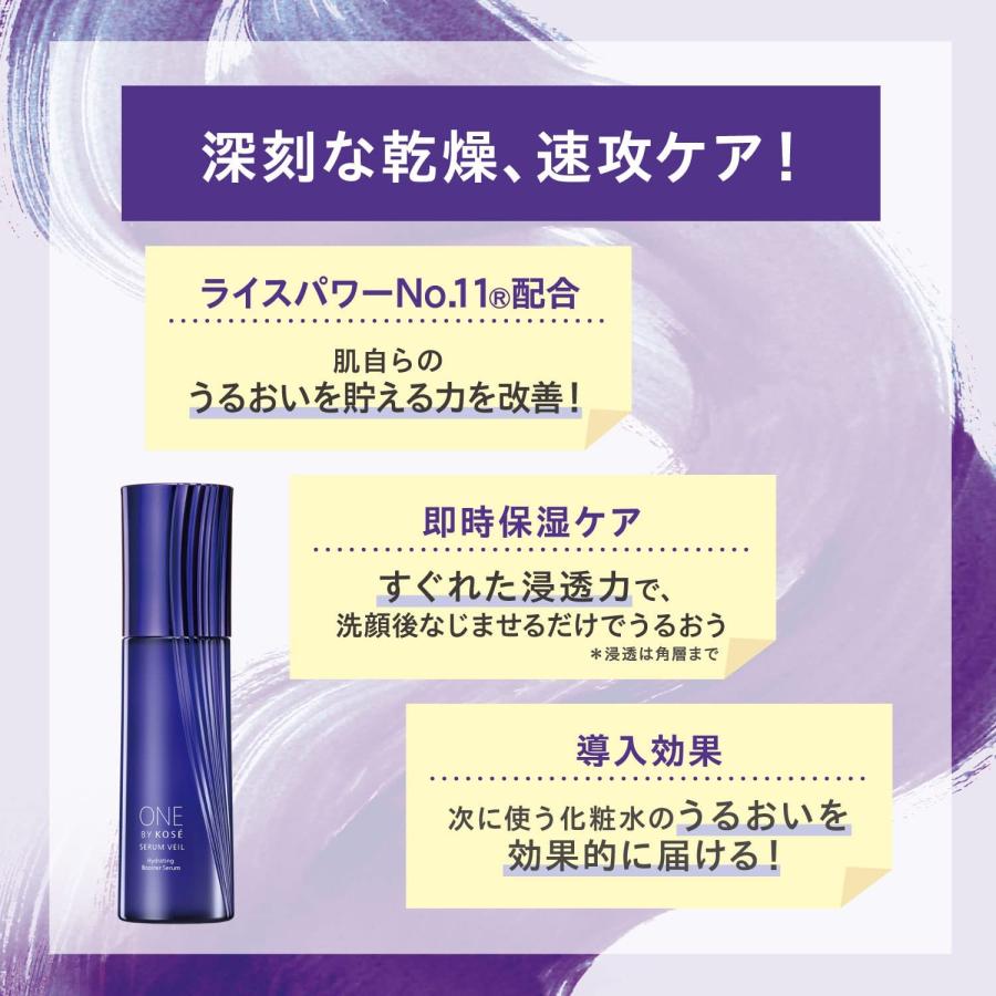 【限定デザイン】KOSE　コーセー ONE BY KOSE ワンバイコーセー　セラム　ヴェール 60ml 薬用美容液【医薬部外品】｜currentstyle｜04