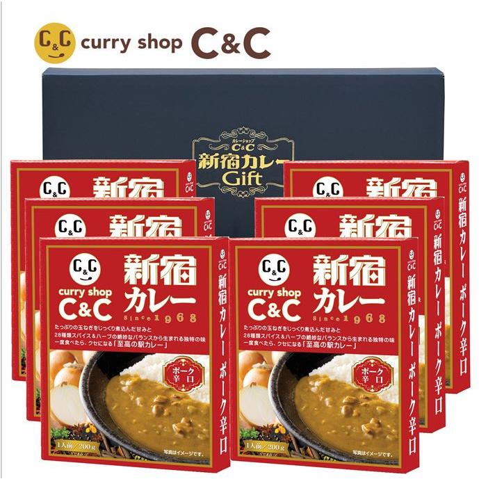 カレーショップC&C ポーク辛口6個セット 200g×6個 : カレーショップC&C