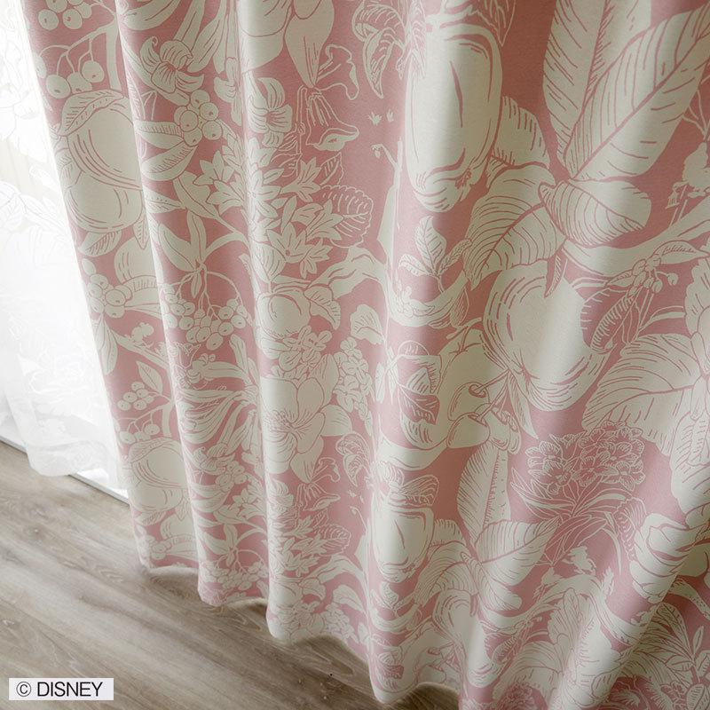 白雪姫と7人の小人がくらすボタニカルな2級遮光カーテン＜PRINCESS