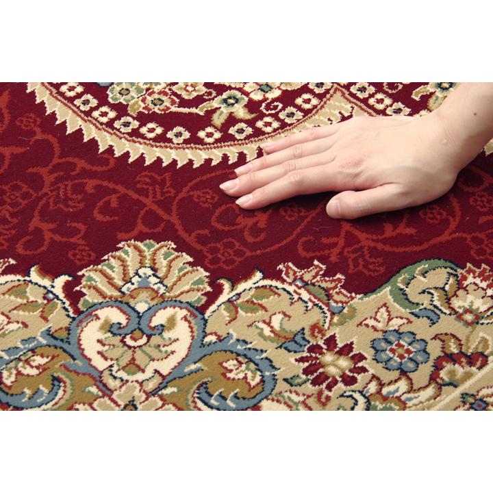 ウィルトン織り カーペット 『ベルミラ RUG』 ワイン 約240×330cmベルミラ 【Warwick】 ＲＵＧ