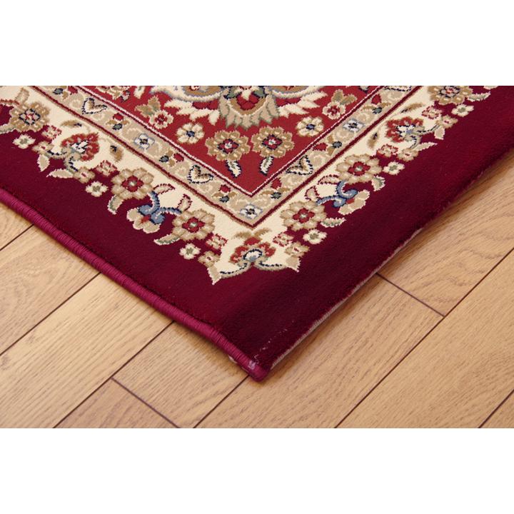 ウィルトン織り カーペット 『ベルミラ RUG』 ワイン 約240×330cmベルミラ 【Warwick】 ＲＵＧ