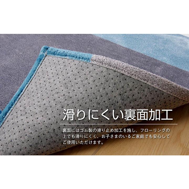 ラグ カーペット マット フランネル 約185×185cm（ホットカーペット