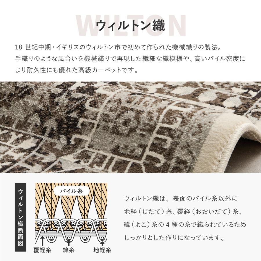 ラグ カーペット ウィルトン織 ウィルトンラグ ガーランド 約200×250cm