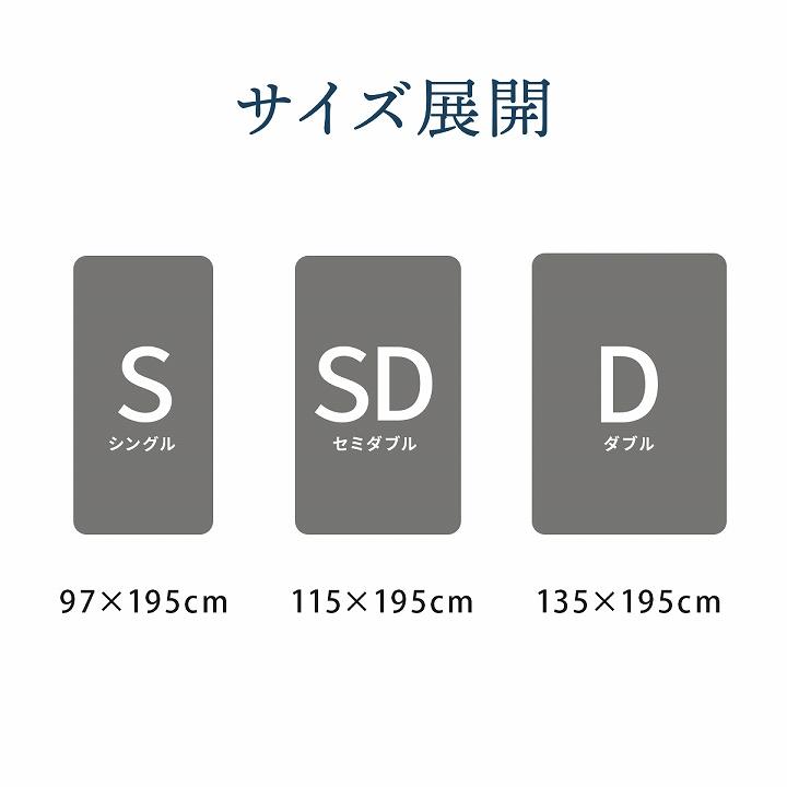 ふんわりマットレス 115×195×12cm マットレス セミダブル 三つ折り 高