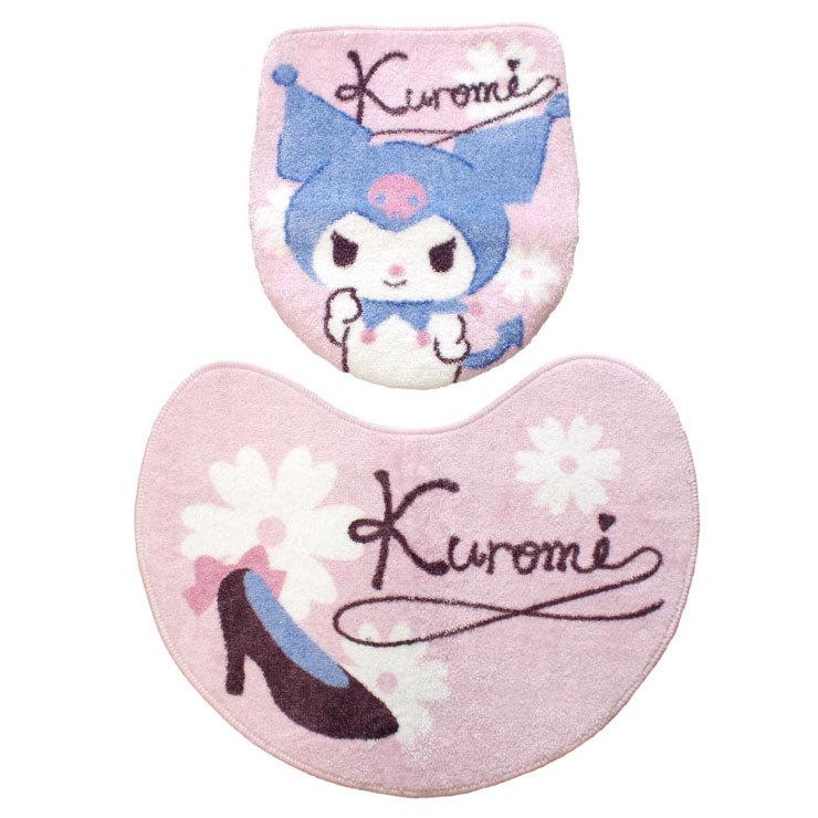 クロミ トイレ2点セット トイレタリー トイレフタカバー トイレマット