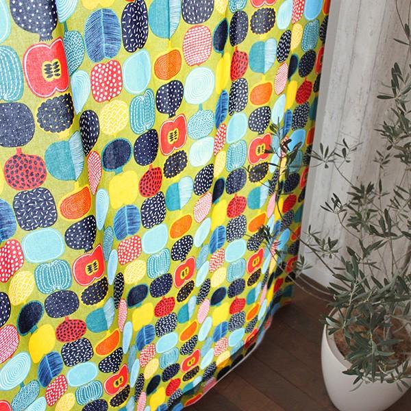 marimekko マリメッコ｜コンポッティ 北欧 1.5倍ヒダ ドレープカーテン オーダーサイズ プレミアム縫製(1枚) 綿100％ フルーツ柄 果物｜curtains｜08