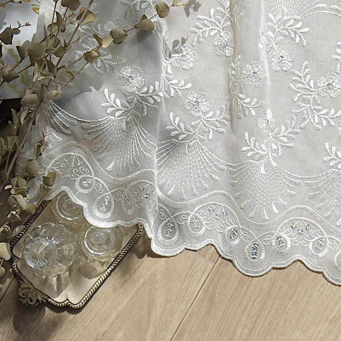 トルコ製高級刺繍オーダーレース 幅151cm~200cm x 高さ260cm トルコ製高級刺繍オーダーレース 幅151cm~200cm x 高さ260cm