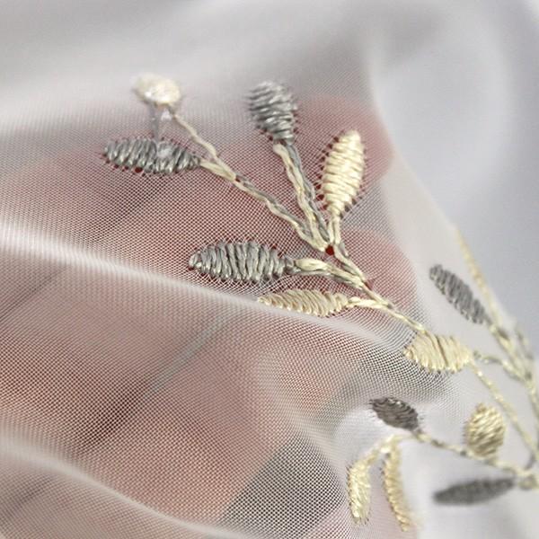 シャイニーベール｜トルコレース カフェカーテン オーダーサイズ(1枚