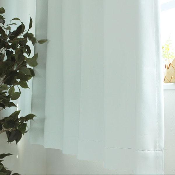 白いカーテン｜しろまゆ  1.5倍ヒダカーテン フラットカーテン 形状記憶 プレミアム縫製(1枚) 1級遮光 防炎 遮熱 保温 ウォッシャブル｜curtains｜02