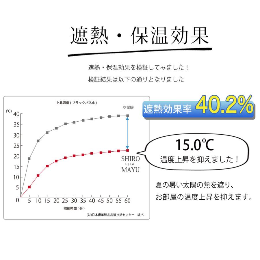 白いカーテン｜しろまゆ  1.5倍ヒダカーテン フラットカーテン 形状記憶 プレミアム縫製(1枚) 1級遮光 防炎 遮熱 保温 ウォッシャブル｜curtains｜08