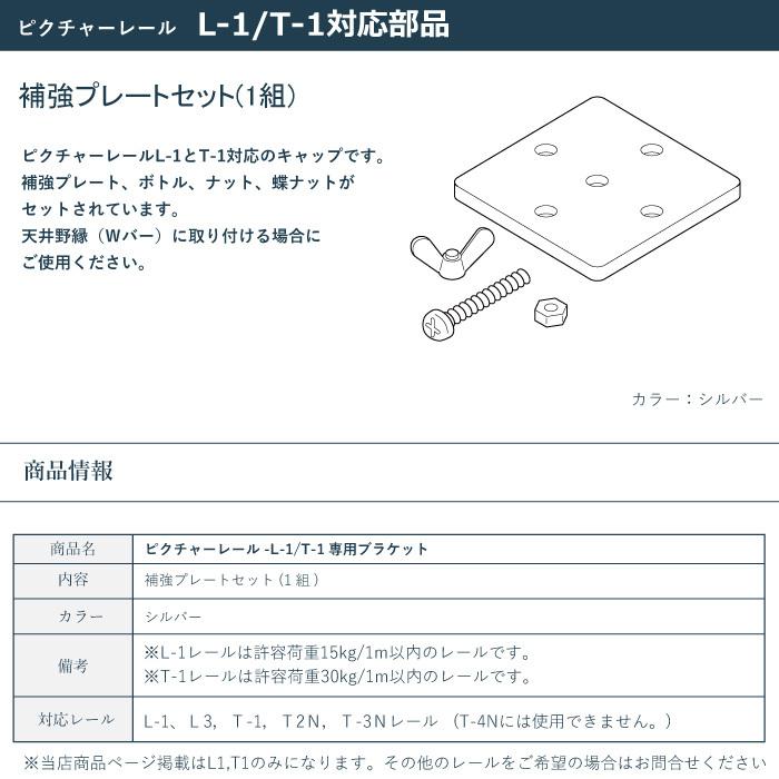 TOSO（トーソー） ピクチャーレール 補強プレートセット 部品 1個入り