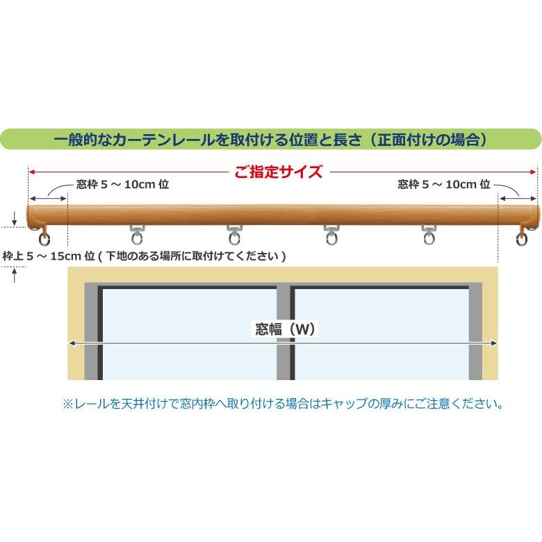 ご指定サイズにカーテンレール・カバートップをサイズカット
