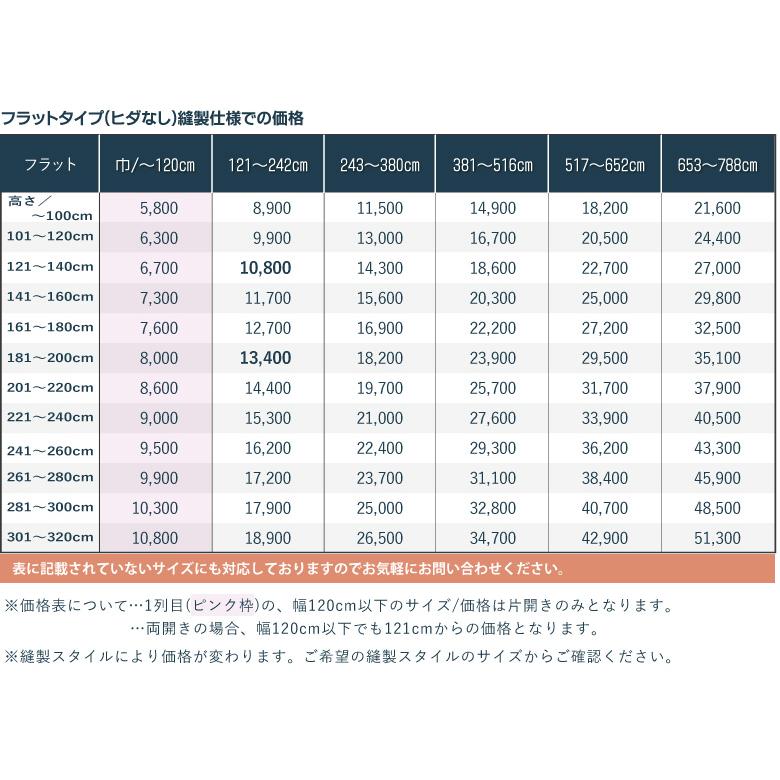 オーダーカーテン デポ【シロイイッキュウ TDOS7628】防炎 洗える 遮光 遮熱 保温 / オーダーメイド ドレープ 遮光カーテン カフェカーテンおしゃれ 日本製｜curtainsakuranbo｜06