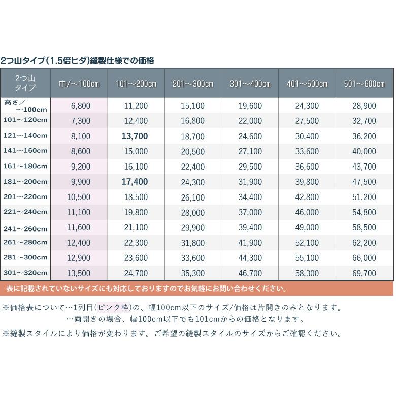 オーダーカーテン スミノエ イハナ V1309-1310 洗える 遮光2級 遮光3級 カラー 2色 / デザインライフ | スミノエ | 06