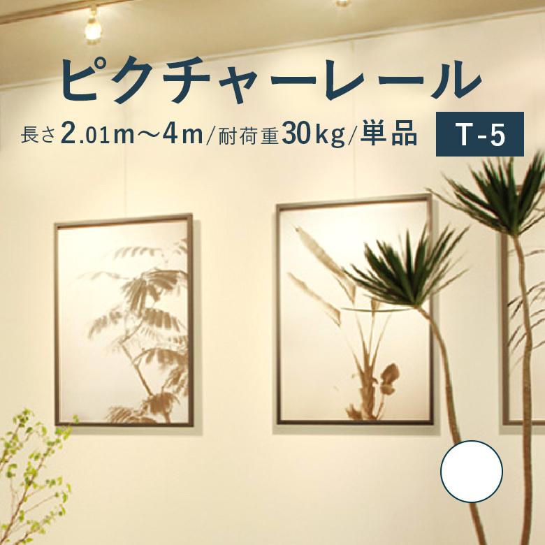 TOSO（トーソー） ピクチャーレール 《T-5》 単品 2.0m 耐荷重 30kg