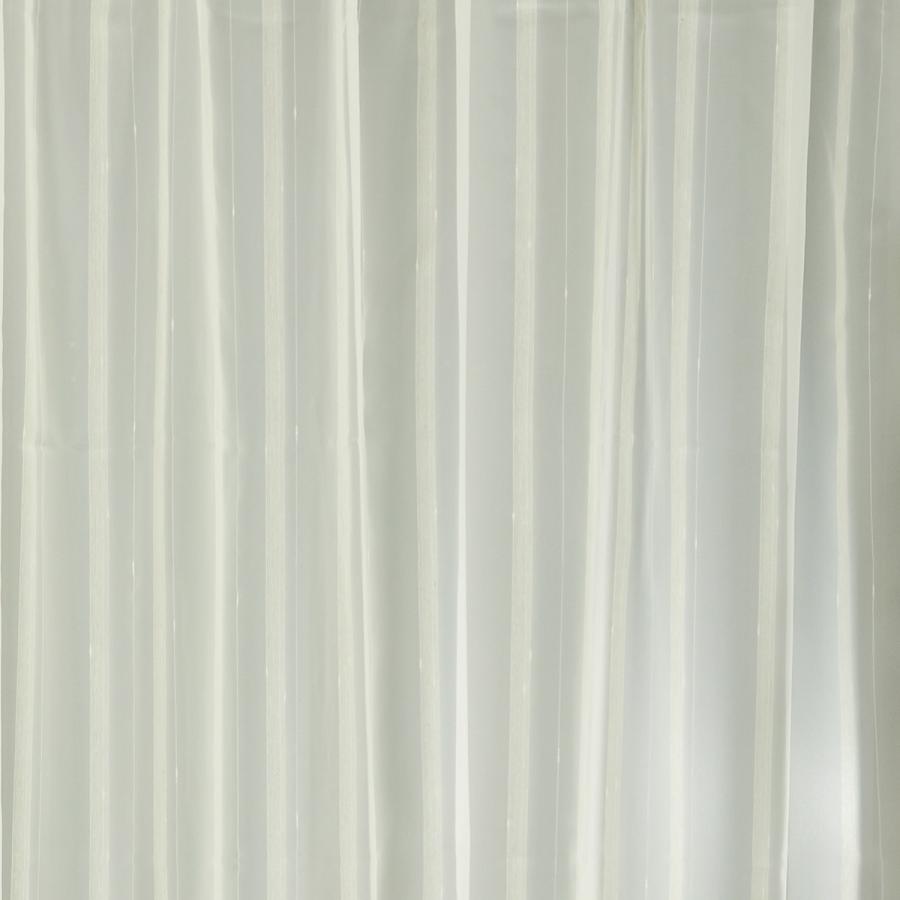 レース カーテン 幅155cm固定 丈9cm 270cm 全国宅配無料 セミオーダー トルコ製生地 日本製 1cm単位で注文 ウォシャブル シンプルなストライプ柄 モカレース