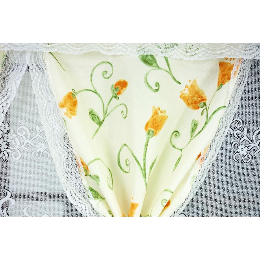 カーテン 出窓用 店舗オリジナル 限定商品 ドレープ レース 2重