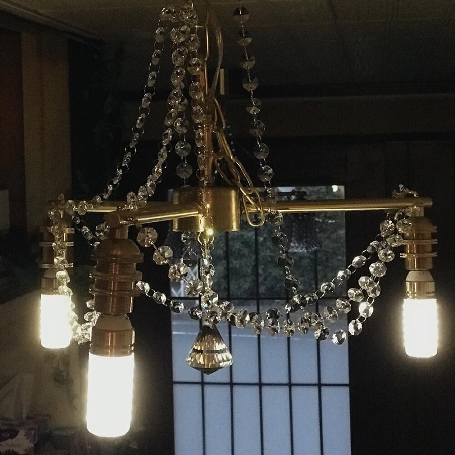 シャンデリアペンダントライト シーリングライト 3灯 モダン